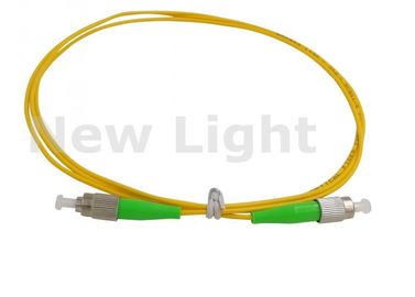 FC/APC - modelo de fibra ótica do cabo de remendo de FC/APC único cabo do amarelo do PVC de 9/125 palavras simples