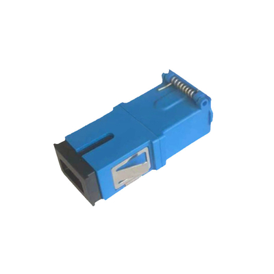 Adaptador de fibra óptica de plástico de tipo SC para compatibilidade interior / exterior