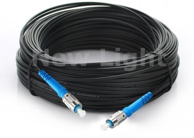 cabo de fibra ótica Singlemode exterior da palavra simples G657A FC FC dos cabos de ligação em ponte da fibra ótica de 200M