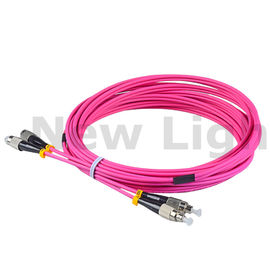 transmissão de dados 100G FC ao cabo frente e verso multimodo do cabo de remendo OM4 da fibra de FC