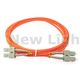 3 medidores de SC - cabo OM2/OM3/OM4 50/125 2,0 do duplex do cabo de remendo da fibra do modo do SC multi