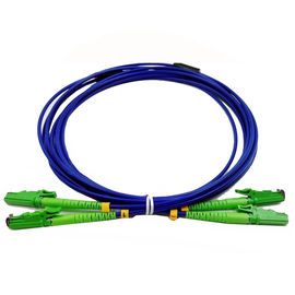 Força alta do recorte da contagem de fibra ótica blindada da fibra do duplex do cabo de remendo de E2000 APC