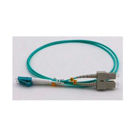 cabo de remendo da fibra de 5m, 50/125 de fibra do duplex da fibra multimodo - cabo de remendo ótico