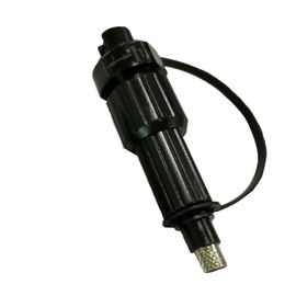O SC IP68 WaterProof o cabo de remendo de fibra ótica do conector preto para a aplicação exterior