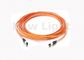 12 o cabo multimodo 50 do núcleo MPO MTP/125 5 mede cabo de fibra ótica do círculo LSZH de 3.0mm o mini