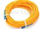Único modelo cabo de remendo da fibra do SC de 9/125 cabos de ligação em ponte da fibra ótica/SC 100 medidores de comprimento