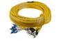 12 internos retiram o núcleo do cabo de remendo do cabo de fibra ótica do único modo/LC FC com boa durabilidade