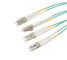 3,3 Ft de cabo 50 de MPO MTP/125 multimodos, fã - para fora cabo do cabo de remendo da fibra ótica
