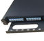 Porto preto do painel de remendo 24 da fibra ótica do duplex da inserção do LC para a caixa de distribuição 1U