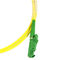 Cabo de remendo de fibra ótica Singl do cabo amarelo - modo E2000 ao polonês G657A2 do LC APC