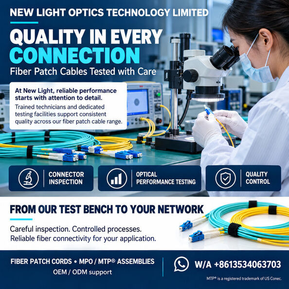 NEW LIGHT OPTICS TECHNOLOGY LIMITED linha de produção do fabricante