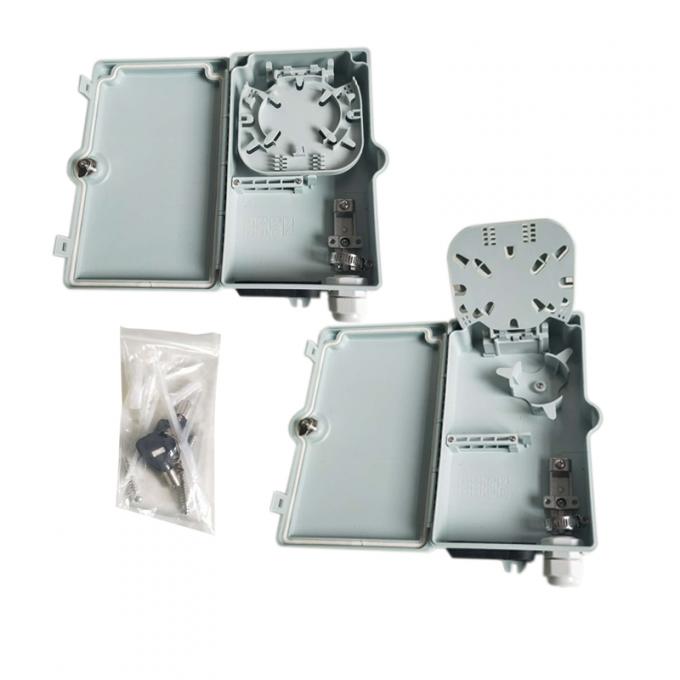 ABS Fiber Wall Socket 1Ã4 SC/LC PLC Splitter Fiber Termination Box