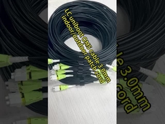 0.9mm 12 cores Fibra Óptica Pigtail SC E2000 FC ST Conector