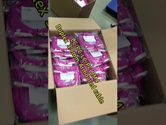 Material de PVC Cordão de parche de fibra óptica 10 metros de comprimento LC DX MM 2.0 Diâmetro Para CATV