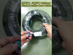 Conector de fibra óptica FTTH para extensão