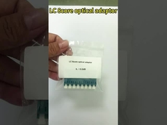 Adaptador de fibra óptica LC duplex de modo único de sc para st com Simplex Design
