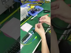 Conector de Cabo Óptico SC UPC 2,0mm 90N Instalável em Campo