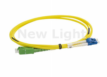 Cabo de fibra ótica de fibra ótica do único modo do SC do cabo de remendo das redes de telecomunicação/LC