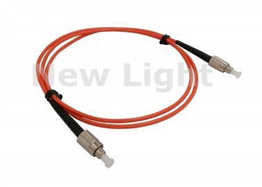 1m 3ft FC UPC - PVC de fibra ótica do duplex 2.0mm do cabo de remendo de FC UPC para Gigabit Ethernet