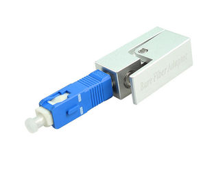 Adaptador desencapado da fibra ótica do SC para a conformidade de fibra ótica da trança ROHS do cabo de remendo