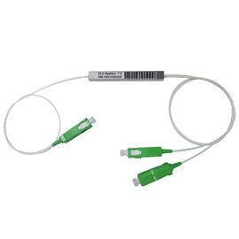 Micro tipo modo do conector do SC APC do SC APC FTTH do divisor da fibra ótica do Plc único