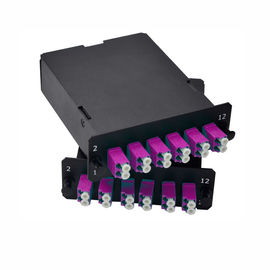 Caixa terminal do módulo de fibra ótica da gaveta de MPO para o sistema de transmissão da fibra ótica