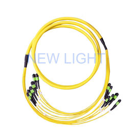 Cabo de remendo redondo da fibra ótica do cabo MPO do tronco do cabo de OM3 OM4 40G-100G MPO MTP/3.6mm