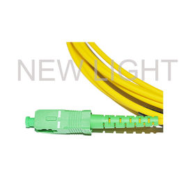 Amarelo impermeável do conector da fibra H do cabo de remendo Ip67 da fibra do Sc Apc de Ftta
