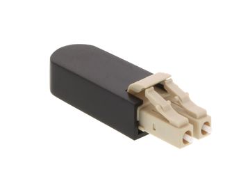 PC que lustra o cabo da fibra multimodo do cabo do laço de retorno da fibra do conector de 50/125um LC