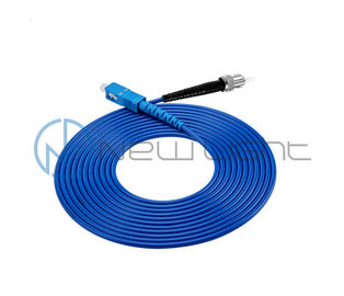 Tipos blindados simples internos do cabo de remendo da fibra ótica do SC LC 3.0mm do ST