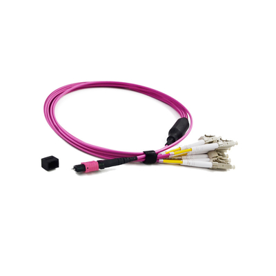 comprar Polaridade multimodo do cabo do tronco de OM3 3.0mm MPO um homem à baixa perda de inserção masculina online manufacture
