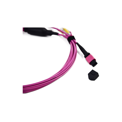 comprar Milímetro/manutenção programada 10 GB OM3 MPO aos cabos do remendo do Fanout do cabo 0.9mm da fibra do LC online manufacture