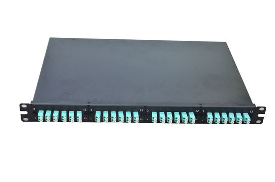 comprar Painel de Conexão de Fibra Óptica Metálico de 24/48 Portas com Conectores SC/LC/FC para Distribuição de Fibra em Data Center online manufacture