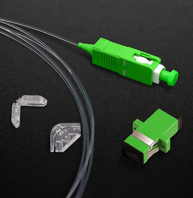 comprar 1 Núcleo de Cordão de Parche de Fibra Óptica LC APC para SC APC 10M Modo Único Invisível Interior online manufacture