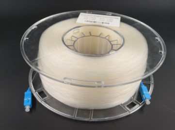 comprar Cordão de revestimento de fibra óptica transparente de modo único 100 m online manufacture