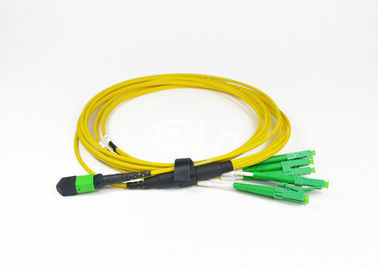 comprar Fibra ótica verde MPO do núcleo do cabo 8 de MPO MTP ao cabo do tronco do remendo do LC para CATV online manufacture