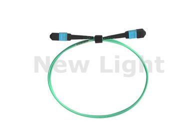 comprar 0,5 meça 12 o núcleo o cabo OM2/OM3/OM4 da cor verde de cabo de remendo de MPO/MTP online manufacture