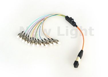 comprar Cabo colorido do núcleo MPO MTP do único modo 12 para a rede/Data Center da área de armazenamento online manufacture