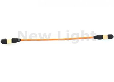 comprar Cabo de remendo da fibra ótica de MPO MPO, cabo de fibra ótica de 50/125um OM2 para a aplicação de CATV online manufacture