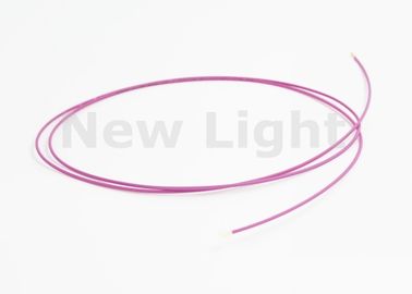 comprar Único modo do cabo de fibra ótica simples roxo da cor com a luva de proteção da fibra online manufacture