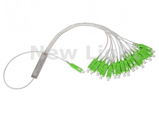 comprar Divisor de fibra óptica ABS preto 1x16 com cabo de entrada de 3,0 mm para aplicações FTTX e FTTH online manufacture