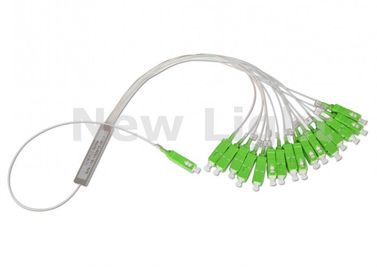 comprar O divisor do PLC da caixa negra do ABS 1*16/acoplador óticos da fibra ótica com 3.0mm entrou o cabo online manufacture