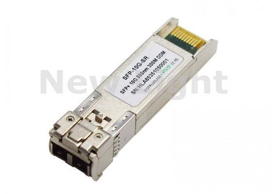 comprar SFP-10G-SR 10G Transceptor de fibra óptica SFP com comprimento de onda de 850 nm e distância de transmissão de 300 m para transferência de dados de alta velocidade online manufacture