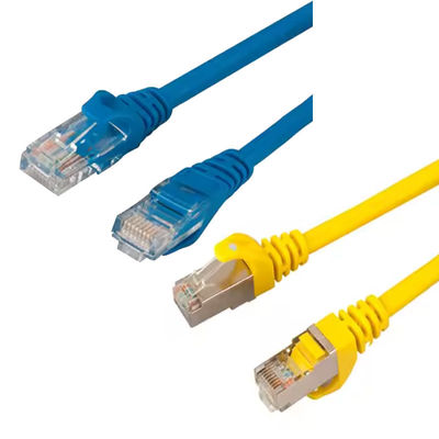 comprar Cabo de rede Cat6 blindado duplo de cobre puro certificado RoHS para transferência de dados confiável online manufacture