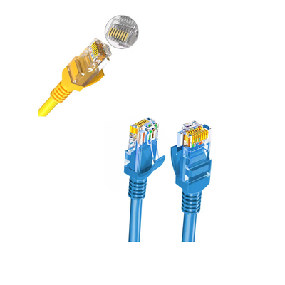 comprar Cabo de rede Cat6 revestido de ouro com patch cord UL certificado duplo escudo Cat7 online manufacture