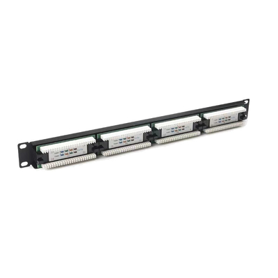comprar 24 Portos Cat5e-Cat7 Rack Montable Ethernet Patch Panel Com Gerenciamento de Cabos online manufacture