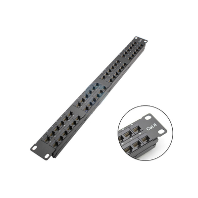 comprar Gerenciamento de cabos flexíveis 1U Network Patch Panel Rack Design de metal montável online manufacture