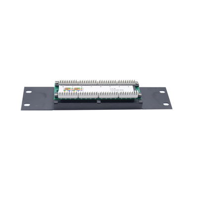 comprar Painéis de correção Ethernet pré-terminados de metal 1U 2U pretos com gestão de cabos online manufacture