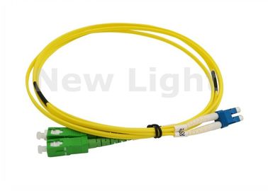 comprar Baixo cabo de fibra ótica do SC LC da perda de inserção, cabo de remendo da fibra de 3m para CATV online manufacture