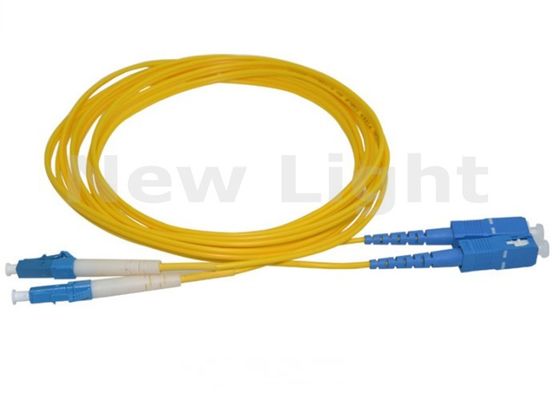 comprar Cabo de ligação de fibra óptica duplex monomodo com 2,0 mm de diâmetro e 3 metros de comprimento para aplicações CATV e FTTH online manufacture